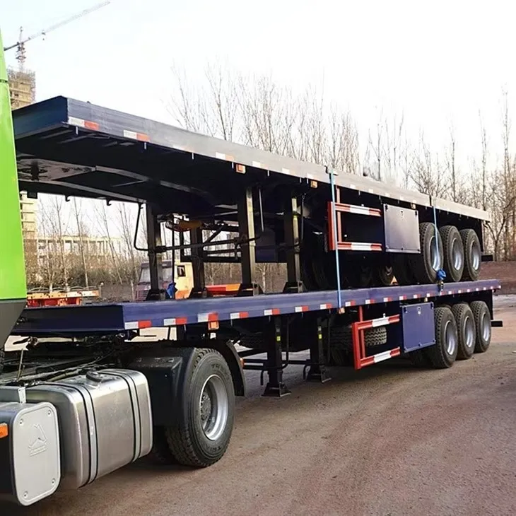 Výsuvné valníkové přívěsy 3 nápravy